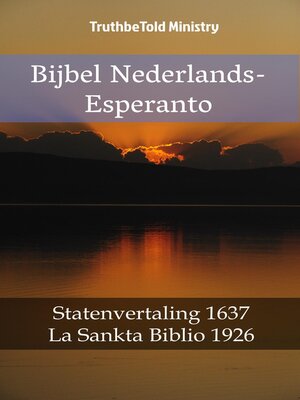 cover image of Bijbel Nederlands-Esperanto